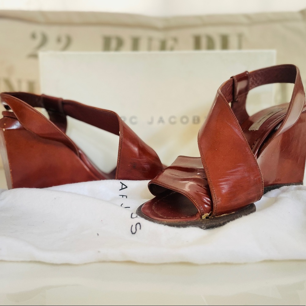 Marc Jacobs Patent Leather Wedges *Original $349*